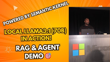 Demo: Local Llama3.1 70b w/ Semantic Kernel - RAG & Agent Integration