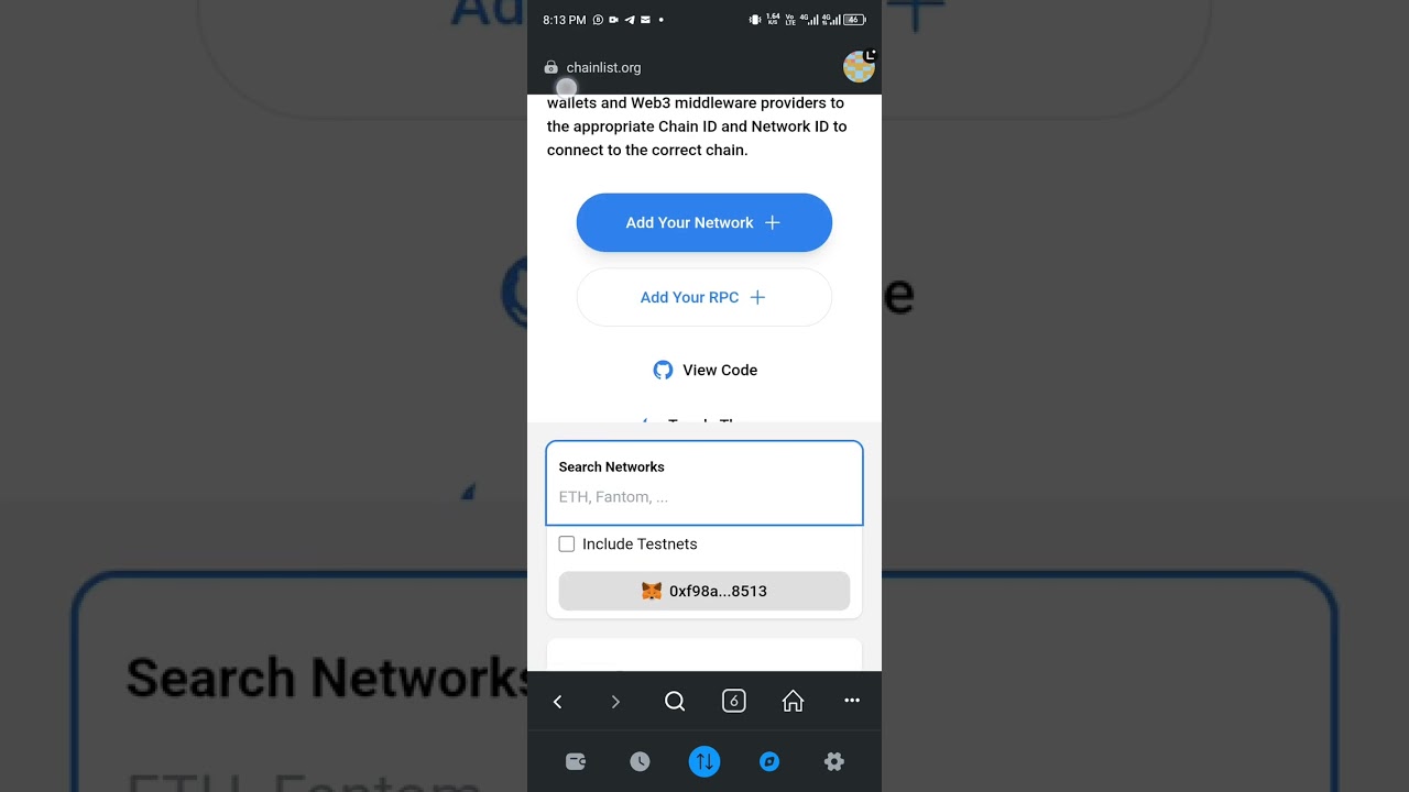 HOW TO IMPORT CORE BLOCKCHAIN NETWORK INTO METAMASK