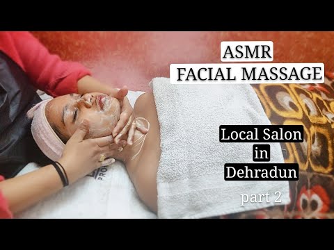 ASMR | RelaxingFacial Massage With Face pack | Indian Barber