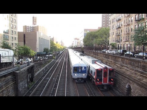 [HD] Metro-North & Amtrak At The 97th Street Portal