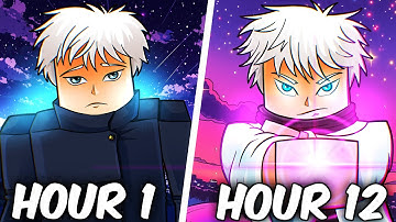 I Survived as GOJO SATORU in Jujutsu Infinite Roblox!