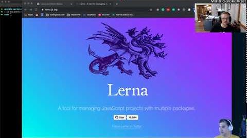 What is Lerna? I am finding out today with guest Matti