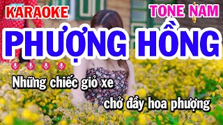 Karaoke Phượng Hồng Tone Nam Nhạc Sống