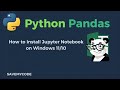 Install Jupyter Notebook Step-by-Step (Windows 10/11) | Python Class 1