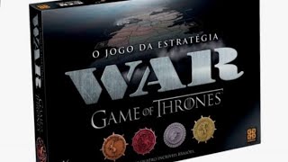 WAR GAME OF THRONES - UNBOXING ( É TIPO WAR?)