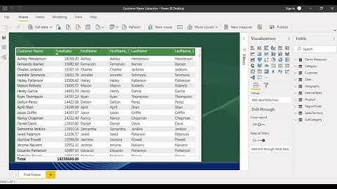 Microsoft Power BI and DAX Part 126 : How to extract FirstName and LastName using DAX in Power BI.