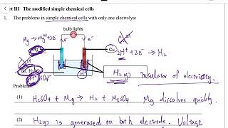Ch29 Simple Chemical Cells (Two half cells) Pt10
