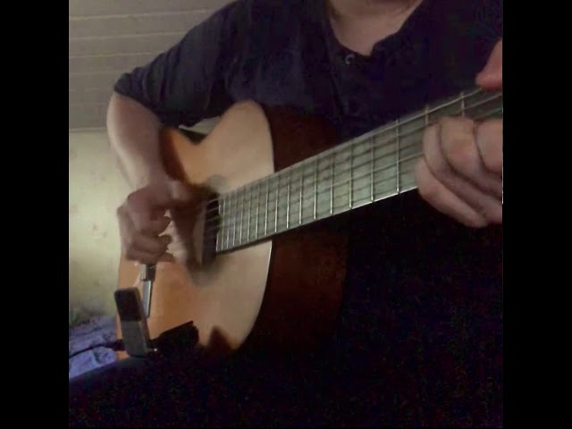 ellie from last of us playing guitar in a dark, Stable Diffusion