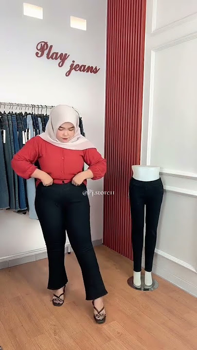 Celana Jeans Cutbray produk  @pjstore11  merk PLAYJEANS Celana Jumbo #celanabigsize #bigsize
