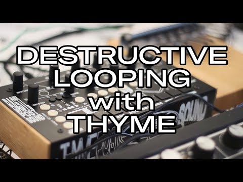 Destructive Looping with the THYME, Toyota Vangelis live