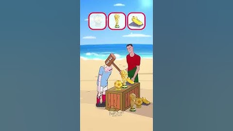 Ronaldo playing with Messi and...رونالدو يلعب مع ميسي #footballmemes