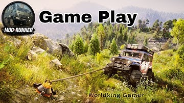 MUDRUNNER Gameplay Walkthrough AMERICAN WILDS Part - 1 | Off-road Truck Game #trending #gaming 