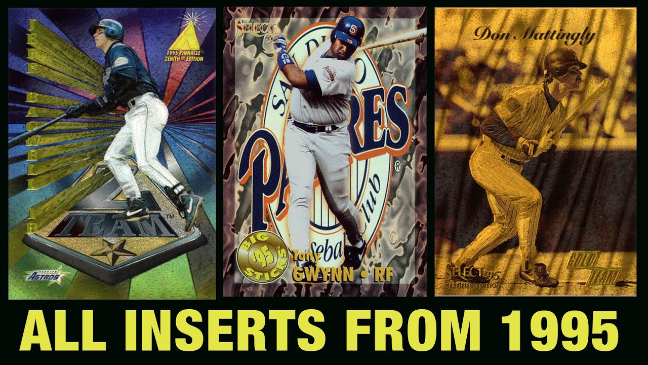 EVERY BASEBALL INSERT FROM 1995!