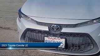 2021 Toyota Corolla LE Fairfield, Vacaville, Vallejo, Napa, Benicia