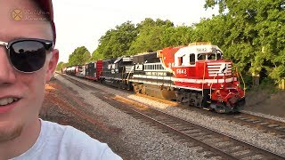 UP CLOSE!! NS Training First Responders Unit Safety Train | Railfan Rowan