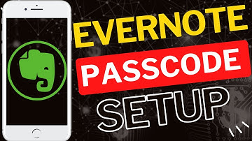 Een toegangscode instellen in de Evernote-app