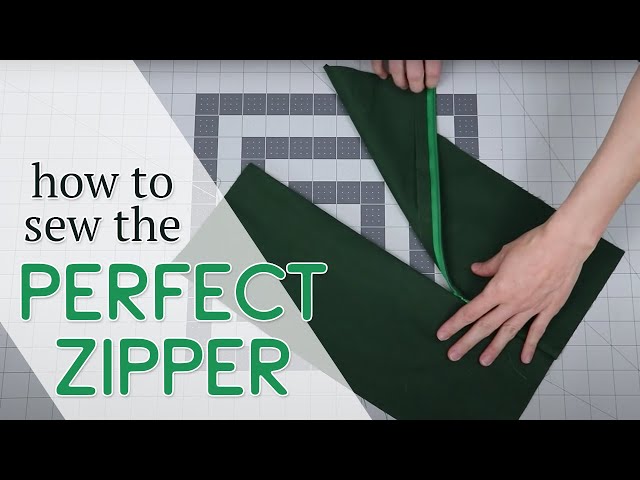 Easy tactics for sewing the perfect zipper! 