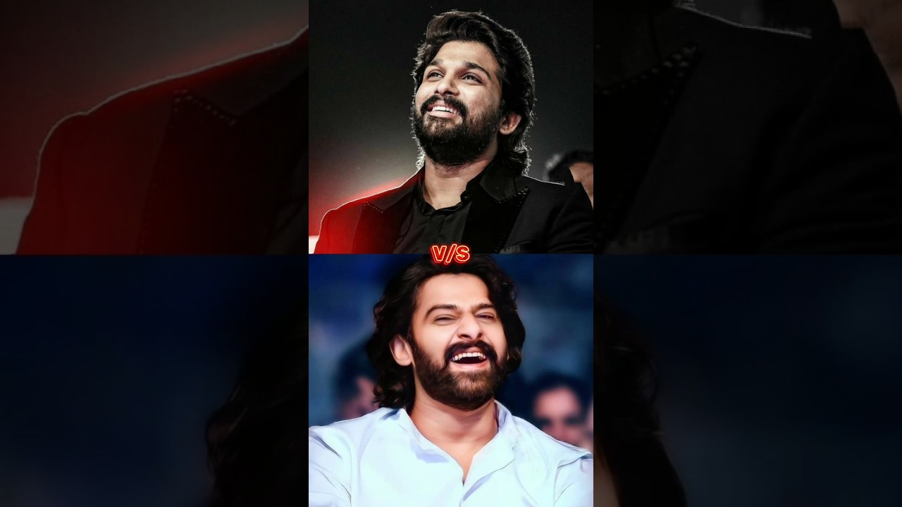 Allu arjun ❤️💚 vs Prabhas Anna ❤️👑💙 || comparison 🔥🤩 
