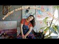 a week of online art school | studio vlog ☁️