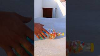 Breaking glass bottle a Crushing Crunchy 🚫 #asmr #shorts #asmrsound #satisfyingvideo