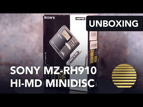 Lecteur MiniDisc Sony MZ-RH910 Hi-MD Walkman – Occasion Avec Accessoires