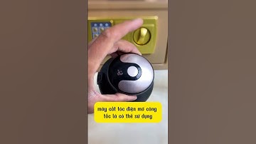 Đây Đây! Máy cắt tóc có thiết kế xoay và có thể sạc lại khi pin hết.