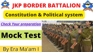 JKP border battalion MCQS for written Exam 2022
