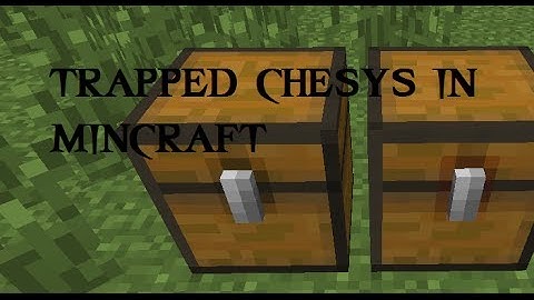 How to use Trapped Chests in minecraft 1.5.1!