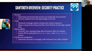 Hyperledger Sawtooth Blockchain Security, part 1 of 2