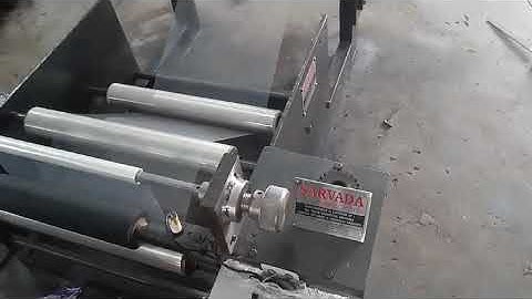 Core less note book poly or paper cover rewinding machine