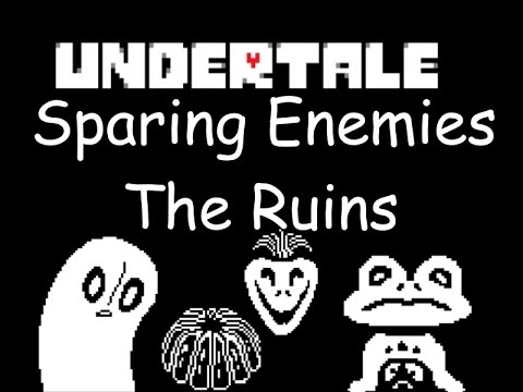 Video: Undertale - Ruins Explored: How To Beat Napstablook, Froggit, Moldsmal, Vegetoid And Loox