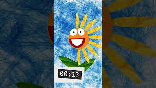 30 Seconds CALMING #Summer Flower #Timer 🌻 |  #FUNNY Ending #school #preschool #countdown #kids