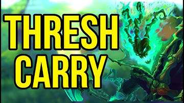 HOW TO CARRY AS THRESH | THRESH 1V9 SOLO CARRY POP OFF! - League of Legends