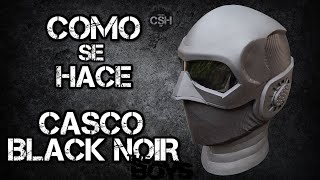 How to Make: Black Noir Helmet - The Boys - EVA Foam - DIY