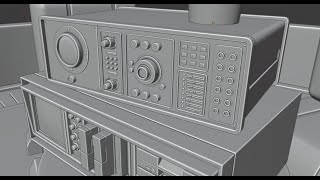 Blender 2.8: Modeling a SciFi Retro Oscilloscope (Part 2)