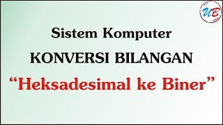 hexadecimal to binary conversion (computer system)