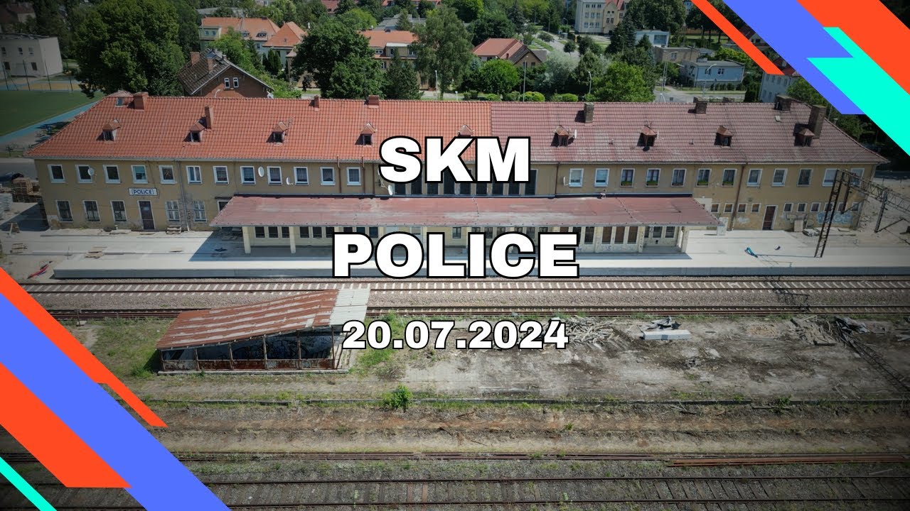 Szczecińska Kolej Metropolitalna - stacja SKM Police 20.07.2024