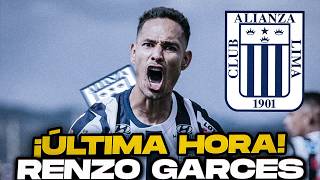¡ÚLTIMA HORA! ¿Qué pasa entre Renzo Garcés y Alianza Lima?