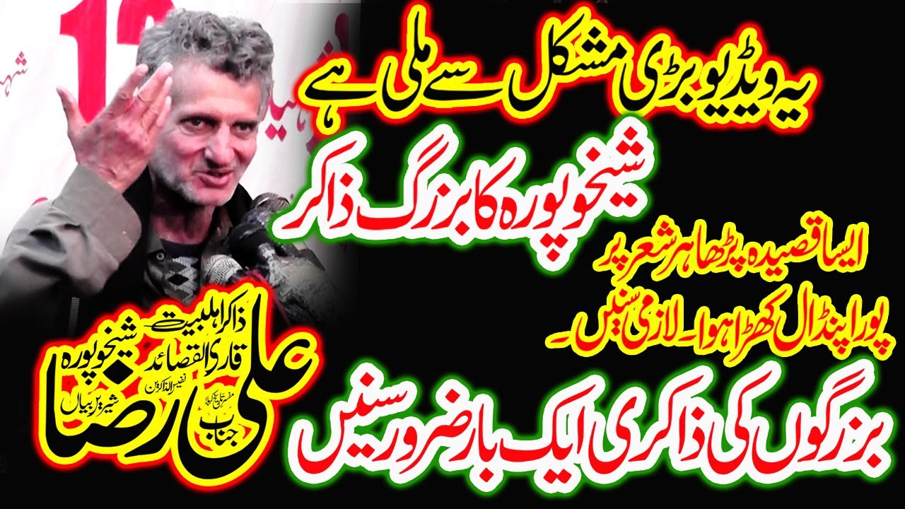 Qasida Mola Ali || Zakir Ali Raza Shekhupurah || New Qasidey 2023 ||  #newqasida2023