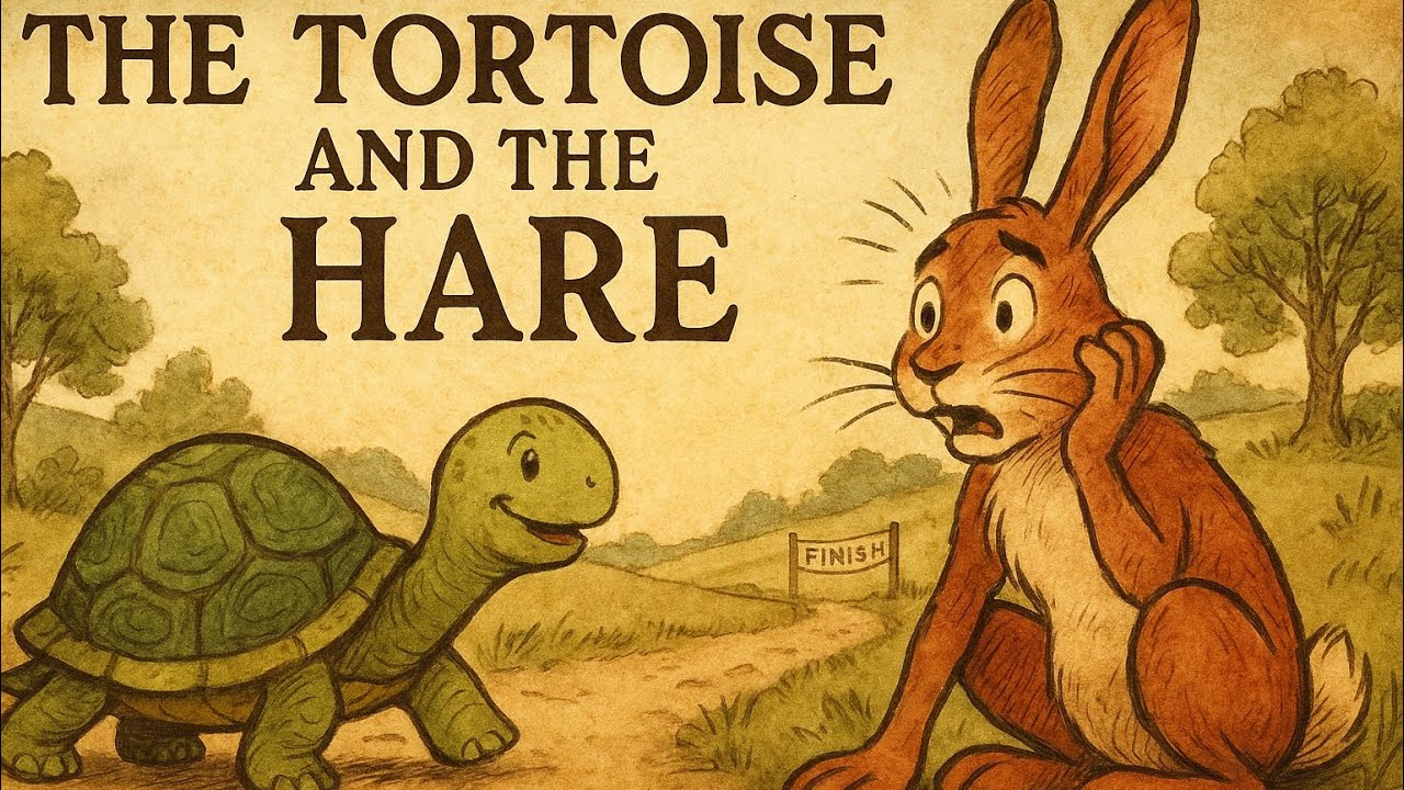The Tortoise and the Hare | Aesop’s Fable | Bedtime Story for Kids 🌙 ...