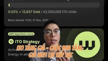ITO SANG BLOCK MỚI – CUỘC ĐUA TĂNG GIÁ WEFI LẠI TIẾP TỤC! #giahuycrypto #wefivietnam #wefi #itowefi