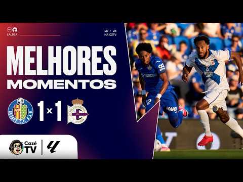 MELHORES MOMENTOS: GETAFE 1 x 1 A CORUÑA | LALIGA 26/27 | 5ª RODADA