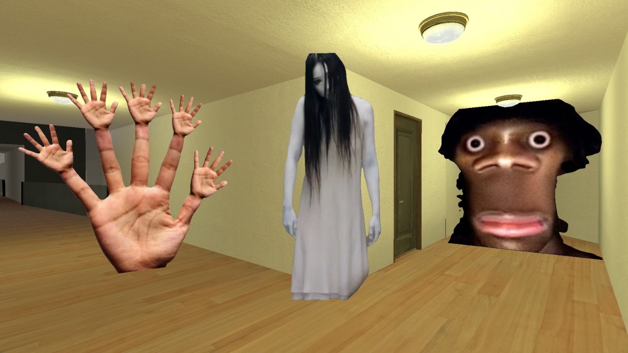 Kayako Hand3 but It’s the “Auughh” Meme-Garry's Mod Gameplay#Nextbots_#Garry's world 200k