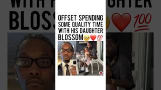 #Offset was spotted spending some quality time with his and #CardiB’s daughter Blossom❤️