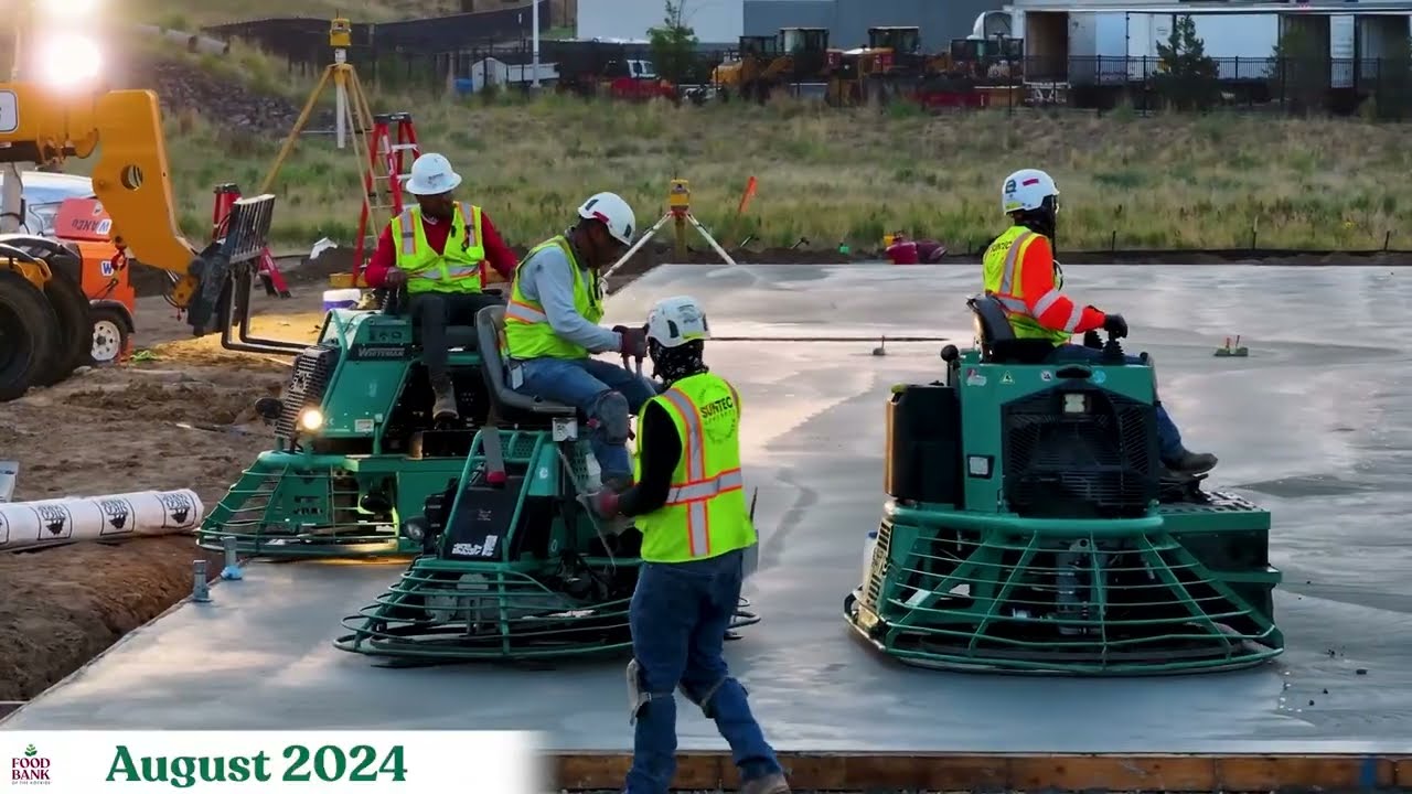 Construction Timelapse of Food Bank of the Rockies' New Distribution Center in Aurora, Colorado