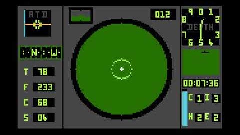 Submarine Commander 1982 [Atari] - first subsim ever - Tedious Retro Gamer