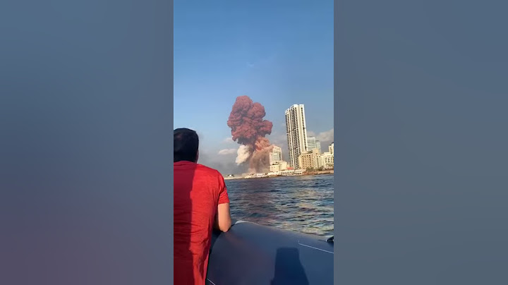 انفجار نووي في بيروت