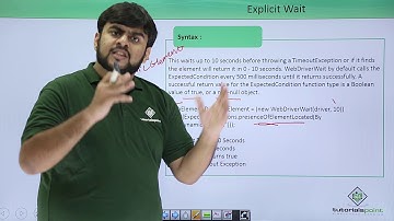 Selenium - Explicit Wait