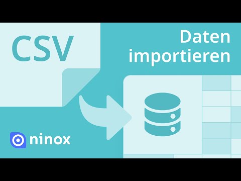 Daten importieren | Basics #5 | Ninox Tutorials
