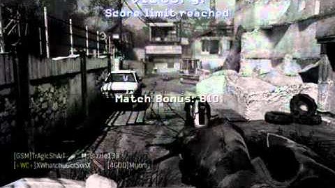 Call of Duty MW3 Throwing knife Across the Map